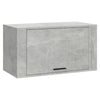 Vidaxl Wall Shoe Cabinet 70x35x38 cm Béton de béton en bois transformé