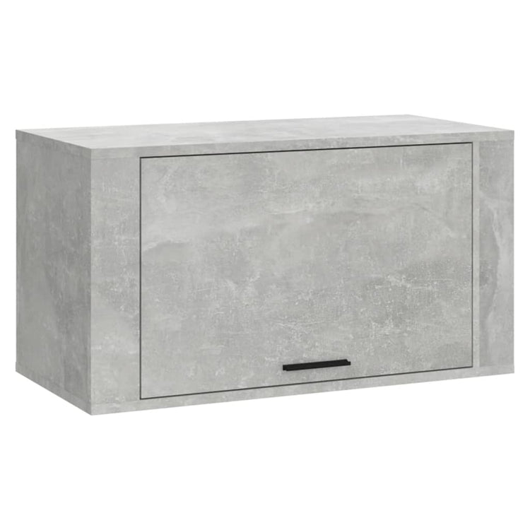 Vidaxl Wall Shoe Cabinet 70x35x38 cm Béton de béton en bois transformé