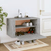 Vidaxl Wall Shoe Cabinet 70x35x38 cm Béton de béton en bois transformé