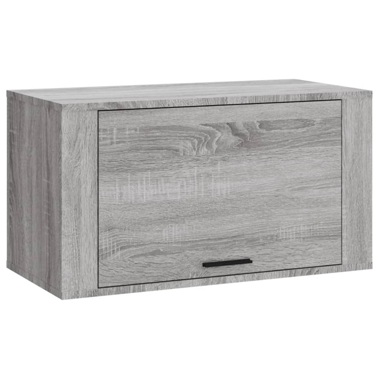 Armoire à chaussures murales vidaxl 70x35x38 cm en pin solide sonoma gris
