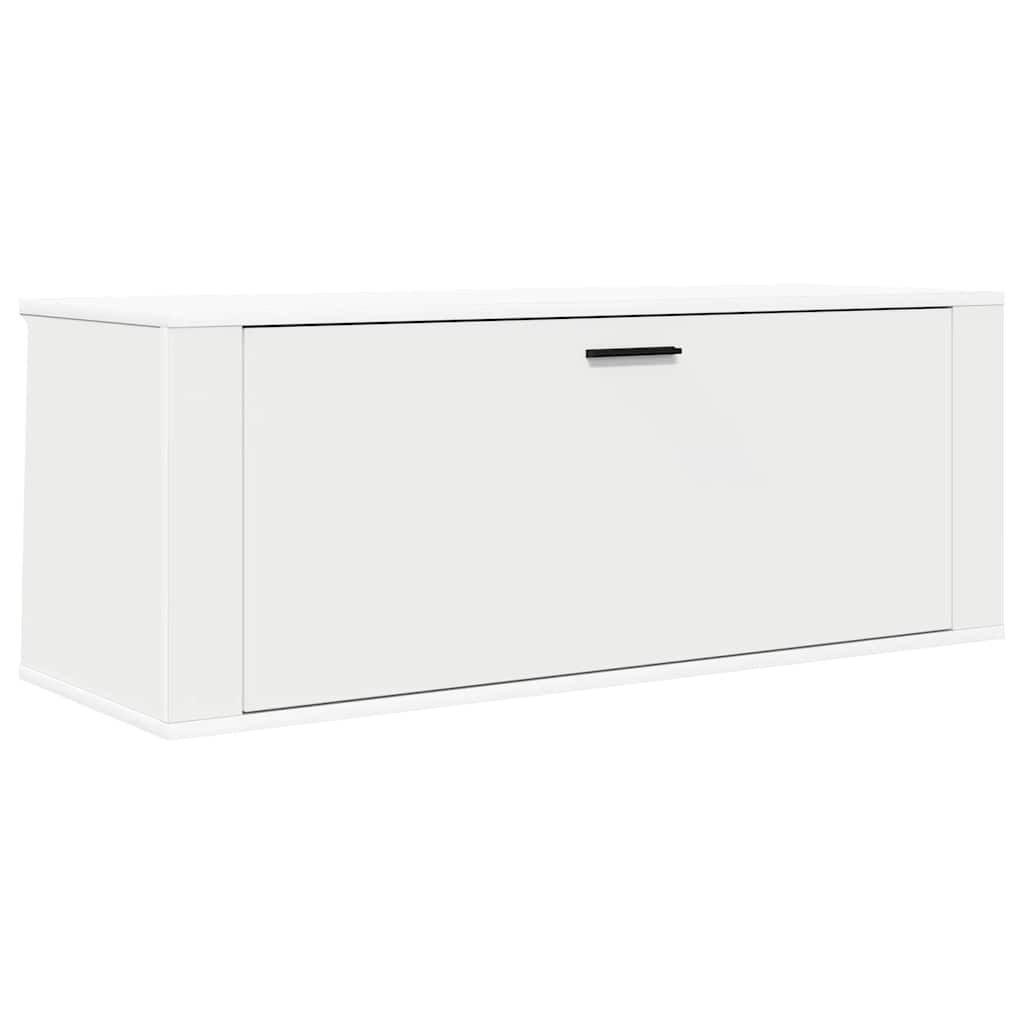 Armoire à chaussures murales vidaxl 100x35x38 cm en bois de bois propriété