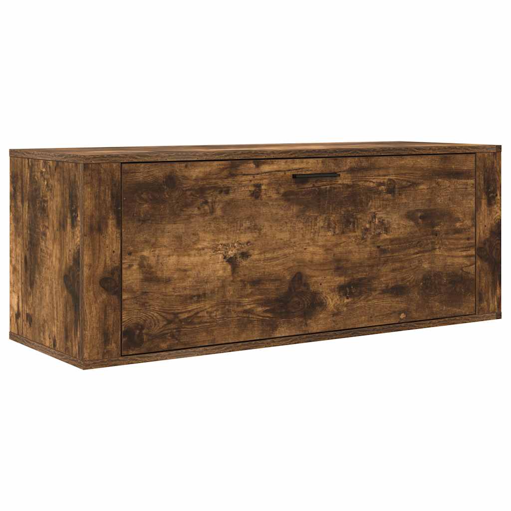 Mur de l'armoire à chaussures Vidaxl - Moule de chêne en bois transformé 100x35x38 cm