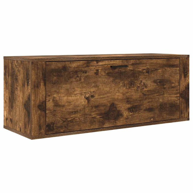 Mur de l'armoire à chaussures Vidaxl - Moule de chêne en bois transformé 100x35x38 cm