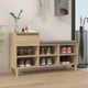 VidaXL armoire à chaussures 102x36x60 cm bois d'ingénierie chêne sonoma