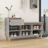 Vidaxx meuble à chaussures 102x36x60 cm dérivé du bois béton gris