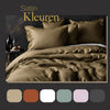 Dix coton coton satin single couvercle de couette 140x200 220 cm d'or