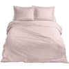 Dix coton coton satin single couvercle de couette 140x200 220 cm blush rose