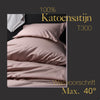 Dix coton coton satin single couvercle de couette 140x200 220 cm blush rose