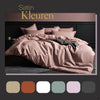 Dix coton coton satin single couvercle de couette 140x200 220 cm blush rose