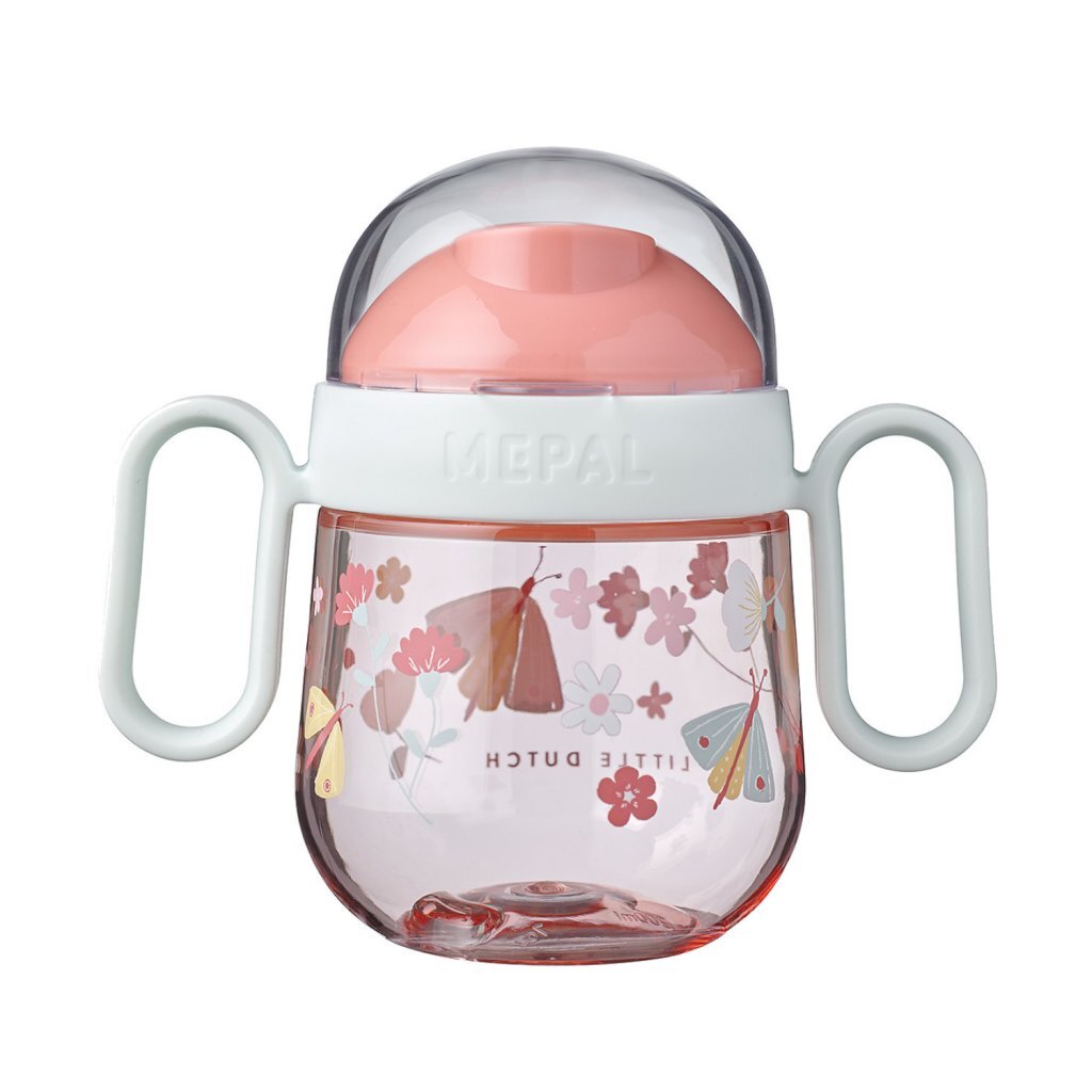 Coupe étanche Mepal fleurs et papillons rose