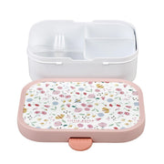 Mépal Campus Lunchbox Fleurs et papillons blancs roses - afbeelding 3