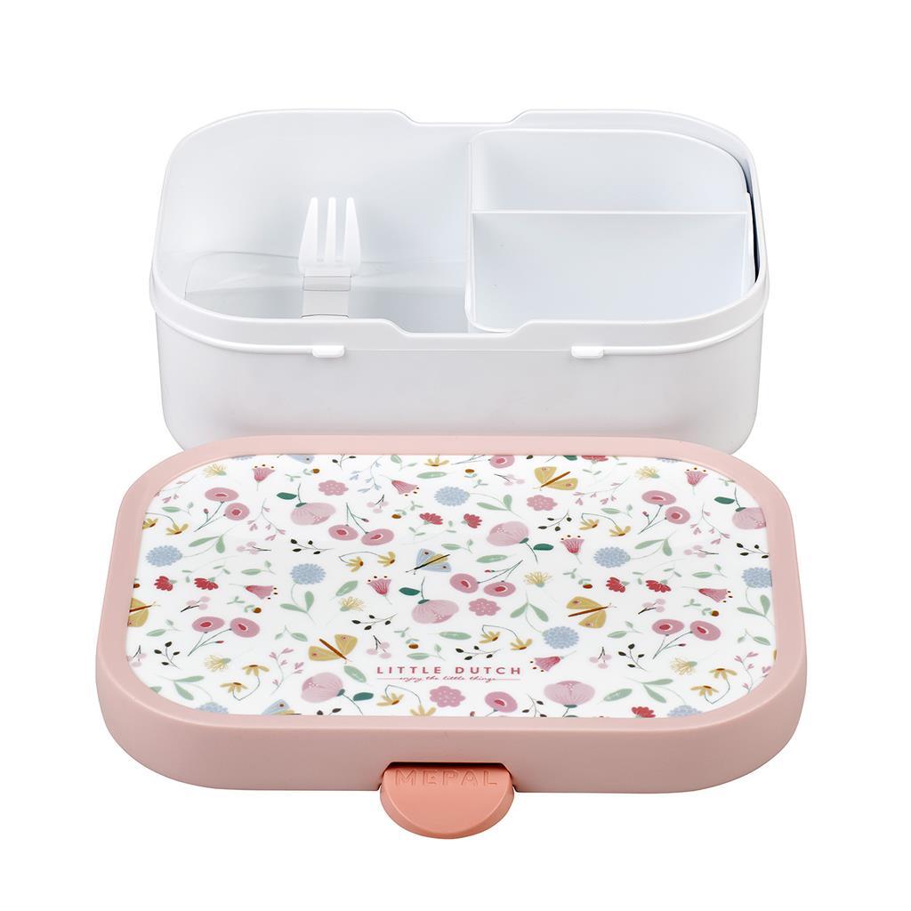 Mépal Campus Lunchbox Fleurs et papillons blancs roses
