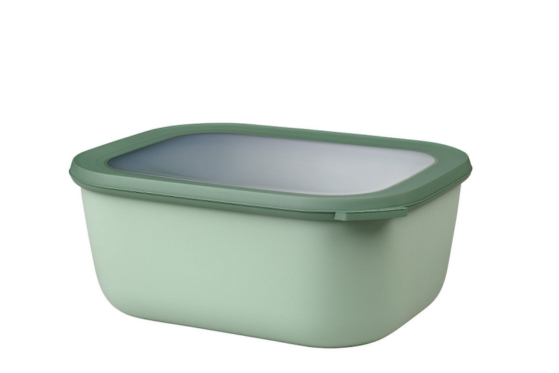 Mepal - boîte de conservation alimentaire multi bols cirqula - 3000 ml - rectangulaire - sauge nordique