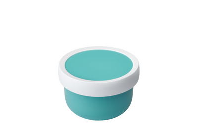Mepal boîte à fruits campus - 300 ml - avec fourchette à fruits - se ferme bien - boîte à snacks - turquoise