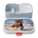 Mépal Lunchbox Campus Wild Horse Bleu blanc - afbeelding 3