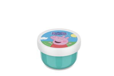Mepal boîte à fruits campus - 300 ml - avec fourchette à fruits - se ferme bien - boîte à snacks - peppa pig