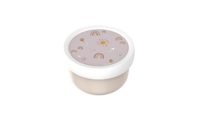 Mepal boîte à fruits campus - 300 ml - avec fourchette à fruits - se ferme bien - boîte à goûter - arc-en-ciel soleil