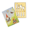 Couverts enfant - 4 pièces - gnome - rien
