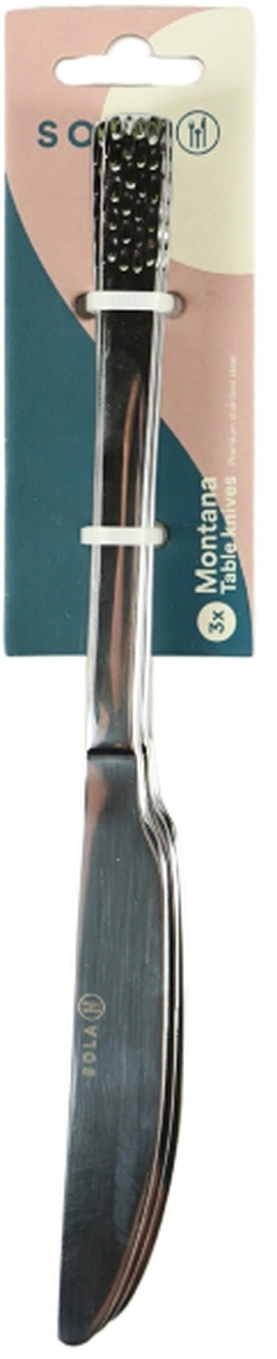 Couteau de table Sola montana 23,5 cm 3 pièces | 50 pièces