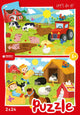 Rebo puzzle 2x24 pièces - ferme anima