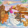 Rebo Productions Christmas Bears Legpuzzel Junior 24 24 pièces