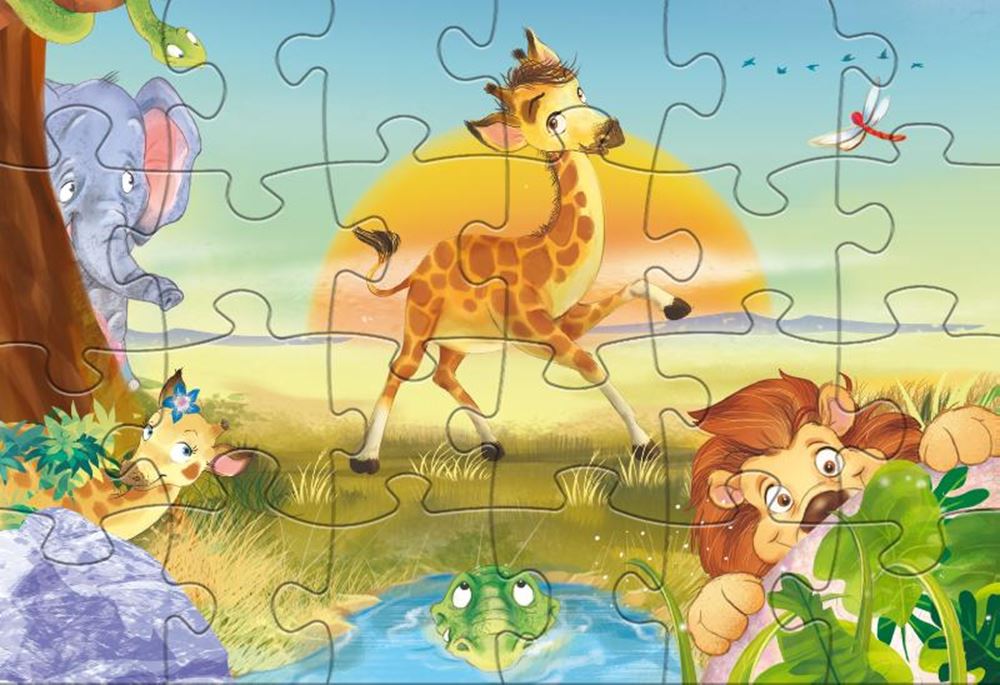 Puzzle Rebo 24 + 48 pièces - petit