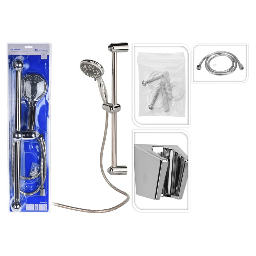 Solutions de salle de bain Solutions de salle de bain pomme de douche avec 5 fonctions 11,5 cm