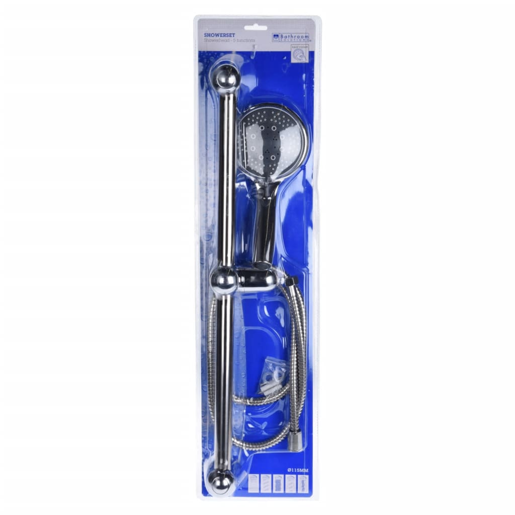 Solutions de salle de bain Solutions de salle de bain pomme de douche avec 5 fonctions 11,5 cm