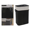Solutions de salle de bain Solutions de salle de bain panier de linge pliable noir