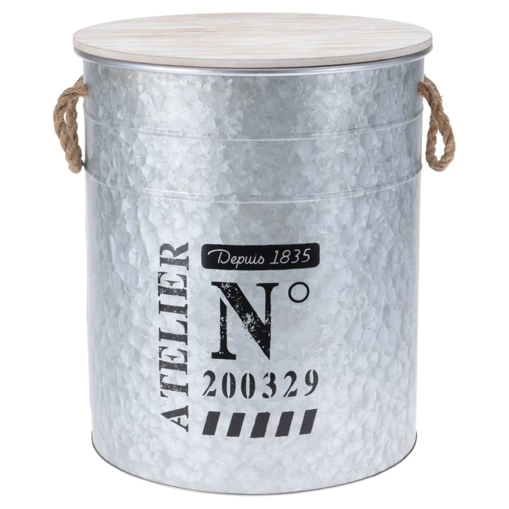 Collection H S Collection H S Set Box de stockage en 3 parties avec corde zinc