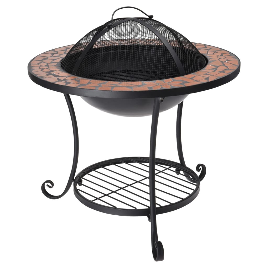 Progarden Progarden Fire Bowl avec de la mosaïque 58x44 cm