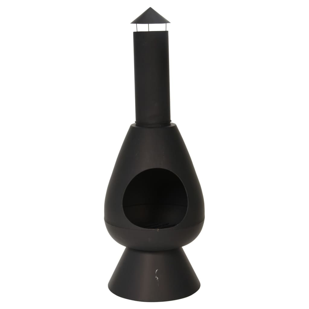 Progarden Progarden Fiche avec cheminée Ambient 110 cm noir