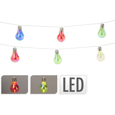 Éclairage de fête à LED de base 10 lumières multicolores
