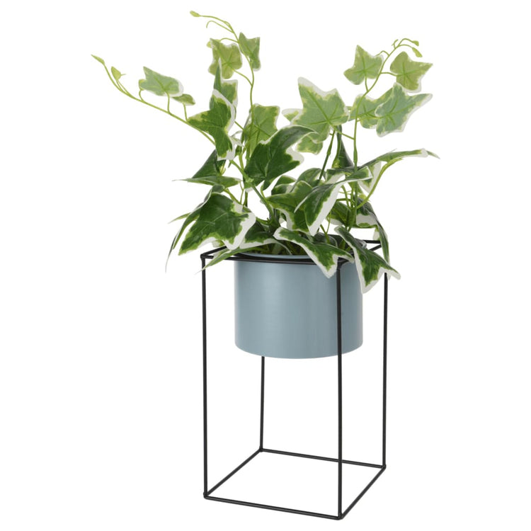 Collection H S Plante artificielle de collection en pot avec standard métallique 44 cm