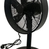Excellent ventilateur de table électrique 3 vitesses 40 w 35x27x57 cm noir