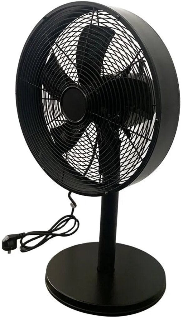 Excellent ventilateur de table électrique 3 vitesses 40 w 35x27x57 cm noir