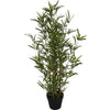 Home styling plante artificielle bambou 90 cm vert