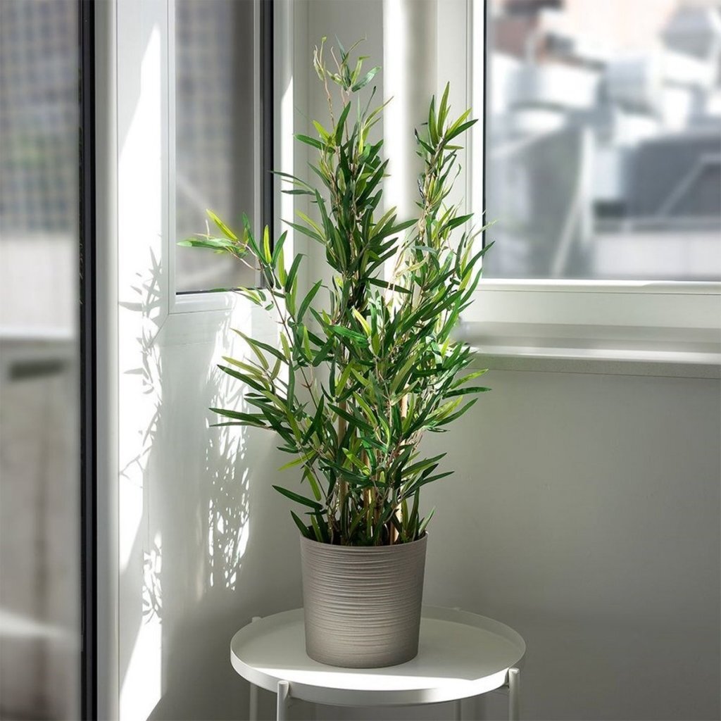 Home styling plante artificielle bambou 90 cm vert