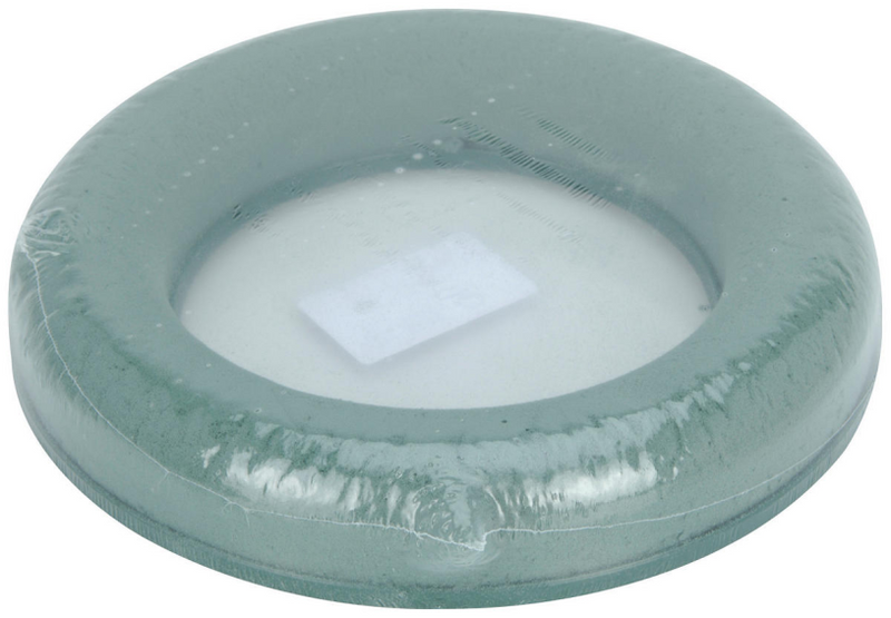 Diamètre de l'anneau humide en mousse florale, 25 cm