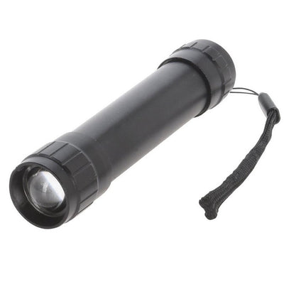 Black en aluminium de lampe de poche