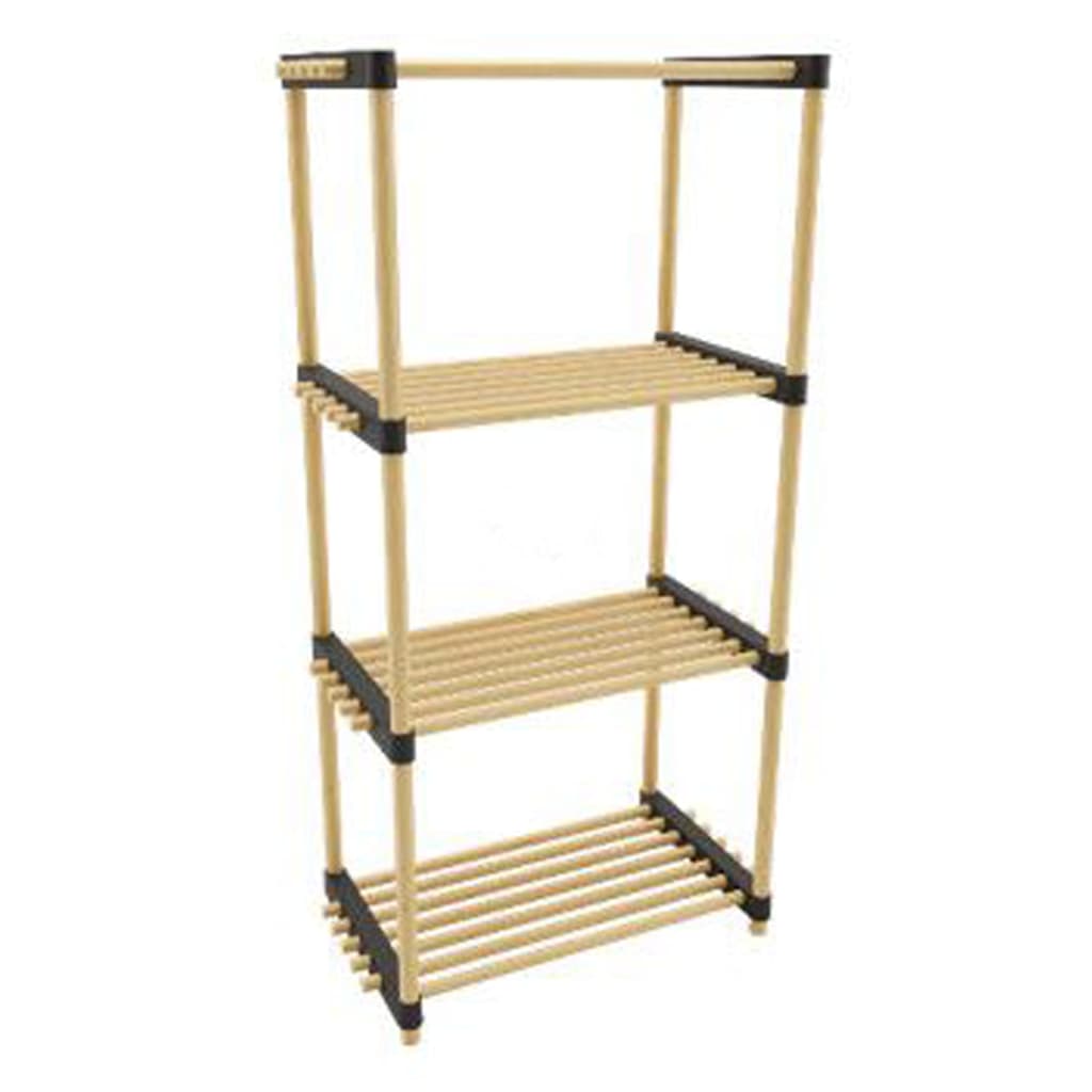 Solutions de rangement Solutions de rangement Rack à chaussures avec 4 étagères 49x28x92,5 cm Bois
