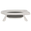 Solutions de salle de bain solutions de salle de bain babybadje collapable blanc et gris