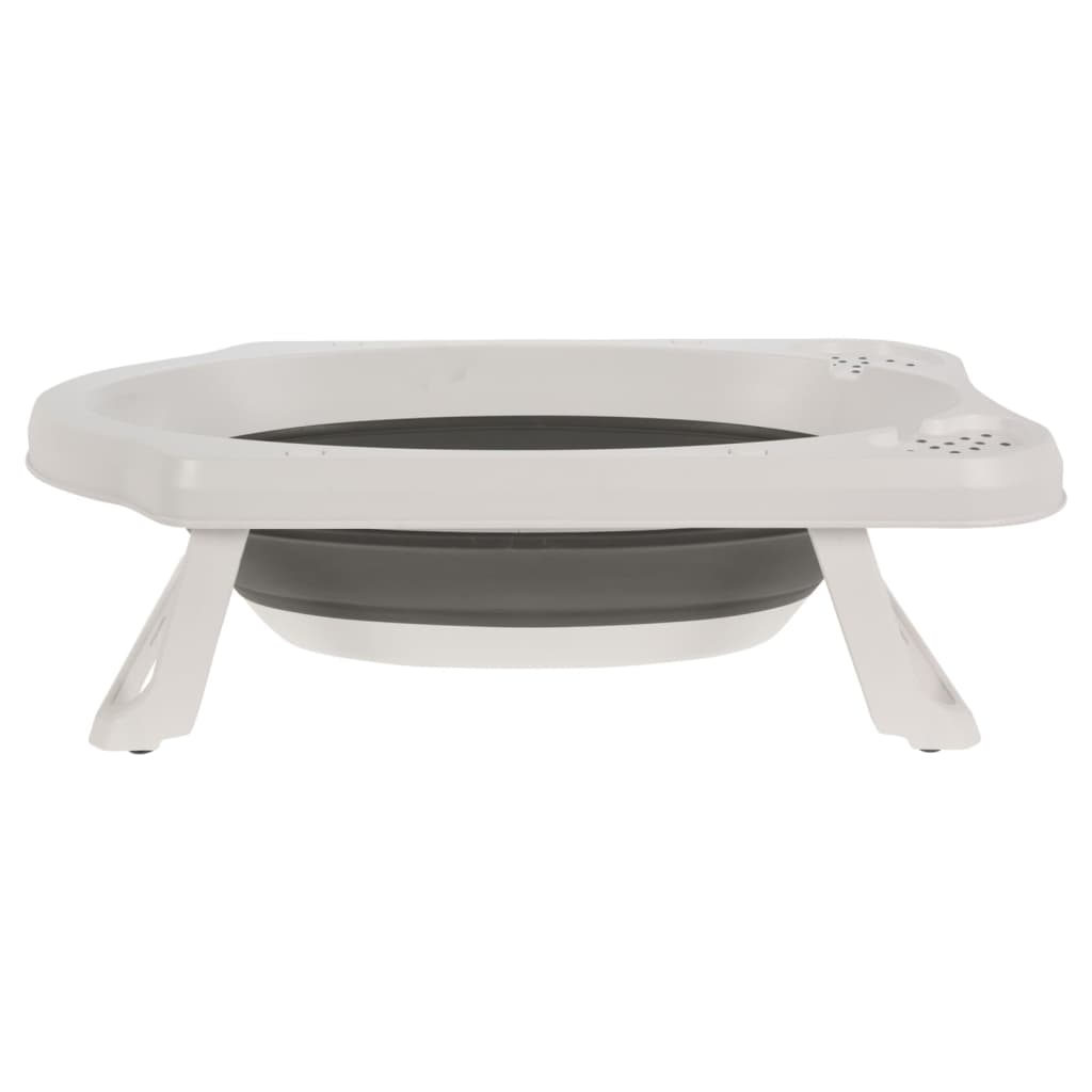 Solutions de salle de bain solutions de salle de bain babybadje collapable blanc et gris