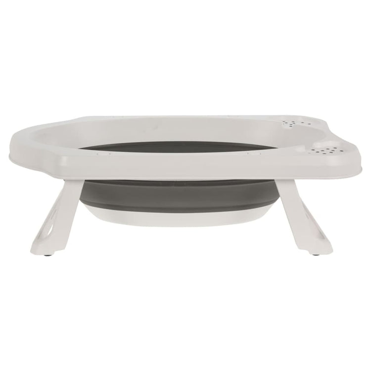 Solutions de salle de bain solutions de salle de bain babybadje collapable blanc et gris