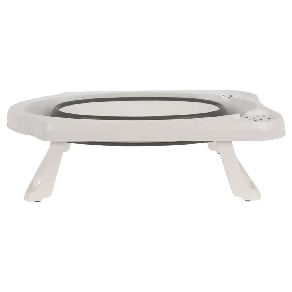 Solutions de salle de bain solutions de salle de bain babybadje collapable blanc et gris