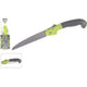 Scie à branches de jardin Pro pliable 18 cm vert gris