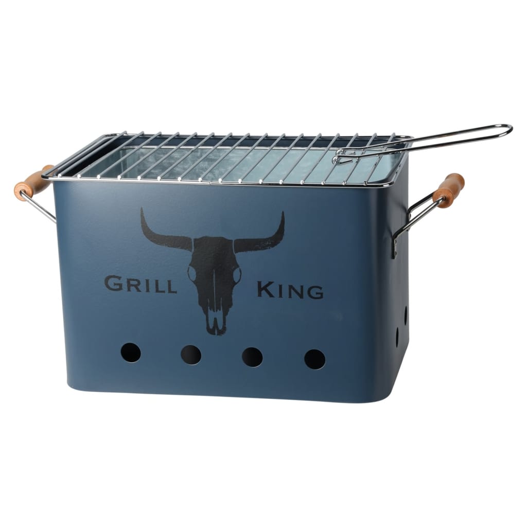 Progarden progarden barbecuegrill rectangular matt bleu foncé
