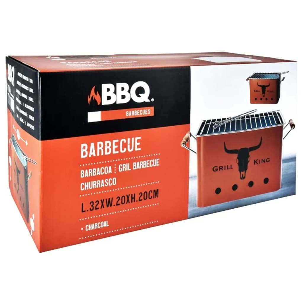 Progarden progarden barbecuegrill rectangulaire mate orange