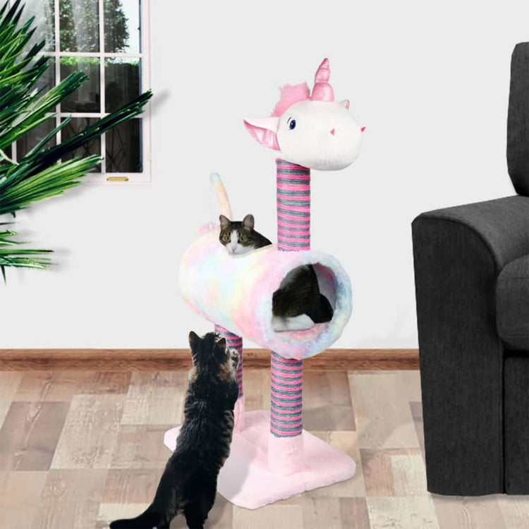 Collection d'animaux de compagnie COLLECTION PETS CAT SCOMING POSE UNICORN 40X30X85 CM
