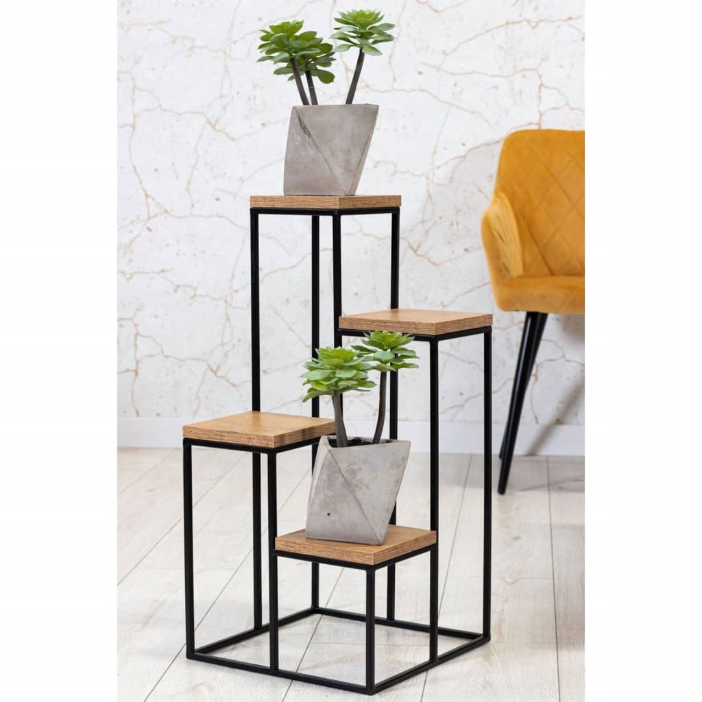 Style de style home standard standard avec 4 planches naturelles et noires
